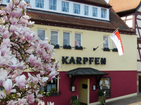 Гостиница Hotel Zum Karpfen  Обернбург-На-Майне